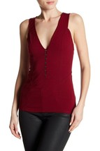 FREE PEOPLE Femmes Débardeur Seams Like These Wine Rouge Taille XS OB736... - £24.23 GBP