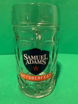 Vintage Samuel Adams OCTOBERFEST Seasonal Brew .5 Liter Dimple Handled B... - £5.58 GBP