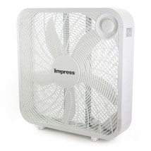 Impress 20-Inch 3-Speed Box Fan in White - £55.43 GBP