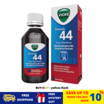 VICKS FORMULA 44 Sciroppo per la tosse Sollievo rapido Congestione torac... - $22.85