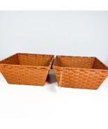 Harvest Home Collections Green Baskets 10” By 10” Used W/Tags - £10.11 GBP