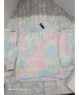 Hollister Sweatshirt Women Small Pink Tie Dye Malibu Sweater College Lou... - $761.39 MXN