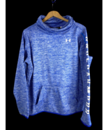 Under Armour Funnel Neck Pullover Sweatshirt Blue Coldgear Womens Large ... - $48.66 CAD