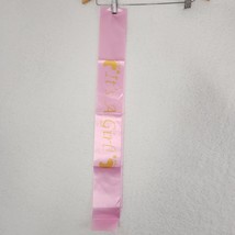 It&#39;s A Girl Maternity Sash Baby Shower Mother To Be Pink Gold - $8.91
