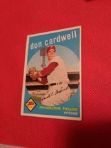 1959 Topps Set-Break #314 Don Cardwell NR-MINT - $9.95