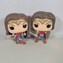 Funko Pop Wonder Woman Lot with Sword #172 and #175 Vinyl Figures Collectible - $11.99