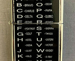 Phonetic Alphabet Vintage Image Flip Top Dual Torch Lighter Wind Resistant - $16.78