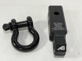 Agency 6 Recovery Shackle Block Assembly 2&quot; Black - Hitch Receiver Block - $68.31