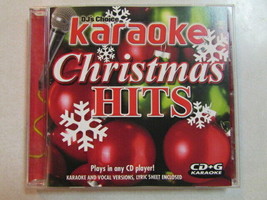 Dj&#39;s Choice Karaoke &amp; Vocal Versions Christmas Hits Cd+G Lyric Sheet Included Nm - £6.99 GBP