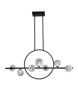 New Housemark Luna 8-light LED Island Pendant Light, Black Finish 171862... - $1,839.83 MXN