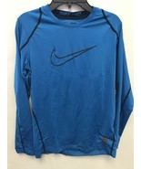 NIKE PRO BOY&#39;S LONG SLEEVE TRAINING TOP ASST SIZES BRAND NEW 739405 407 - $284.91 MXN