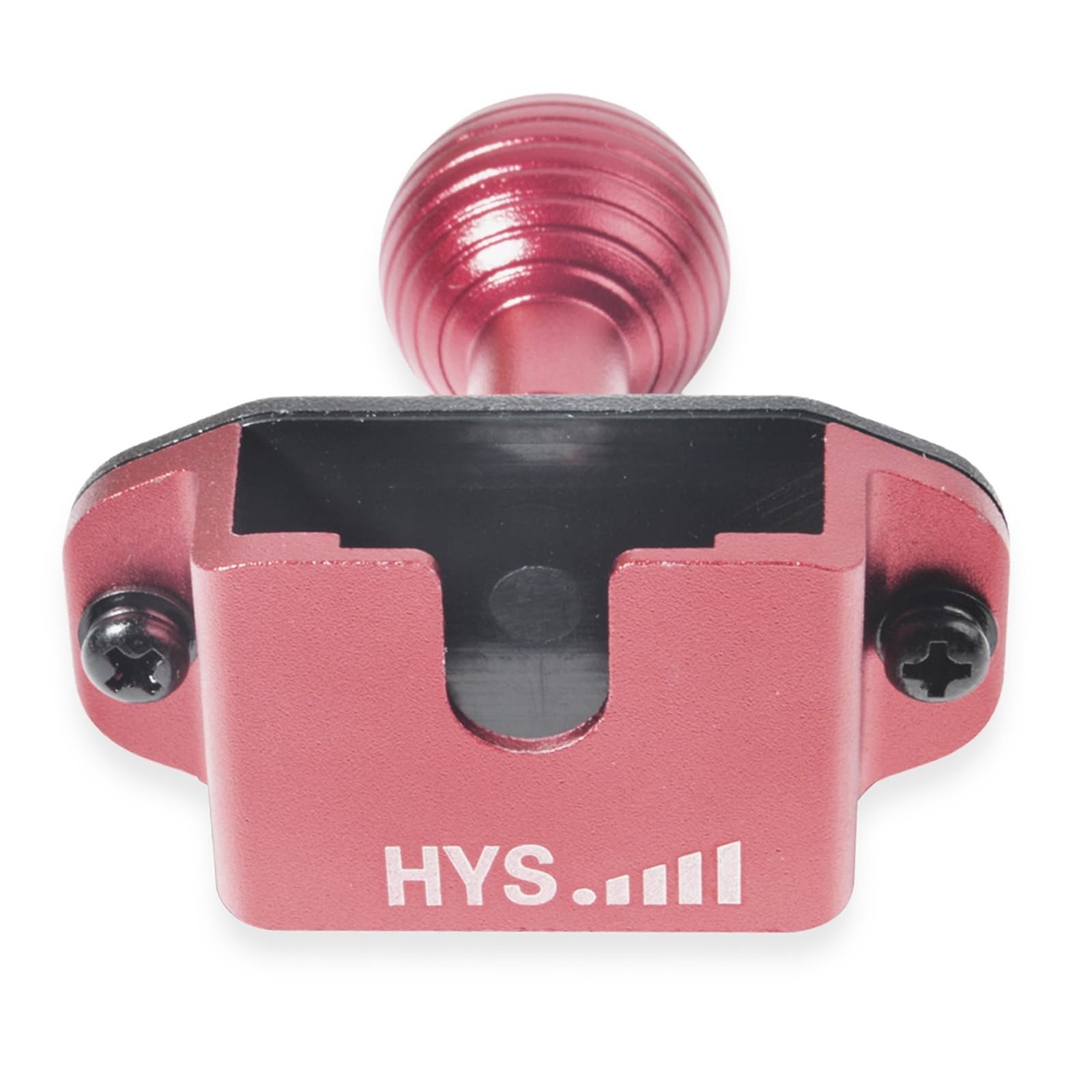 Aluminum Alloy Walkie Talkie Mic Holder with 1 Inch Ball and Belt Clip - $41.57