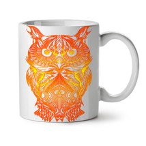 Night Owl On Fire NEW White Tea Coffee Mug 11 oz | Wellcoda - £12.85 GBP
