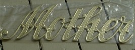 BRAND NEW IN PACKAGE 10 Pack Gummed, Foil Embossed MOTHER Decals BRAND NEW - $3.95