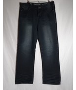 Ring Of Fire Jeans Mens 38x30 Indigo Blue Slim Straight Streetwear HipHo... - €26,03 EUR