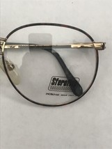 VTG New Luxottica Sferoflex Red &amp; Black Tortoise Eyeglass Flex Frame 53-17-135 - £23.77 GBP