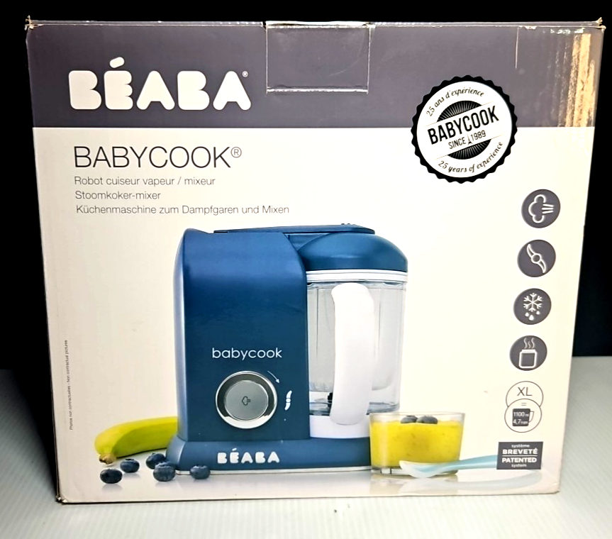 BEABA Babycook Baby Food Maker in Navy Blue NEW - $98.99