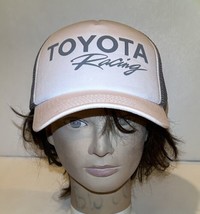 Toyota Hat Snapback White Grey Pink Toyota Racing Nascar - £17.17 GBP
