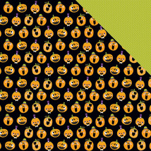 Spooktacular Collection Halloween 12 X 12 Double Sided Paper Pumpkin Day - $1,299.31 MXN