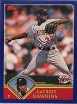 2003 Topps LaTroy Hawkins #603 Minnesota Twins - £3.24 GBP