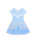 Disney Toddler Girl Cinderella Cosplay Sweater Dress, Blue Size 2T - $422.71 MXN