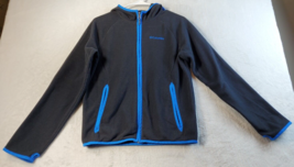 Columbia Jacket Youth Large Black 100% Polyester Long Sleeve Pockets Ful... - $17.49