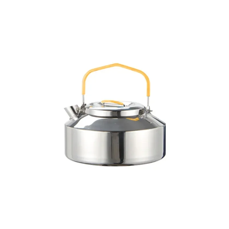 0.8L Portable Stainless Steel Kettle Teapot Coffee Maker Outdoor Hiking Travel - £17.87 GBP+
