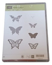 Stampin Up Papillon Potpourri Butterfly 7 Clear Mount Stamps 123759 - $8.87