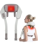 Heated Neck And Shoulder Massager, Acupressure Kneading Massager, Profes... - $90.99