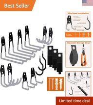 15-Pack Steel Multi-Tool Hanger Set for Efficient Home &amp; Warehouse Organ... - $63.09