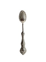 Exquisite 1889 Antique Sterling Silver Sugar Shell Spoon - Vintage &amp; Col... - $72.00