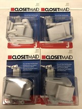 Lot Of 4 Closet Main Side Wall Brackets 56620 White 2 Count - New In Pac... - $537.10 MXN