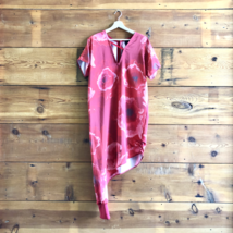 S / M - Veil &amp; Valor Red Portland Designer Asymmetrical Dress Jumpsuit 0... - £66.86 GBP