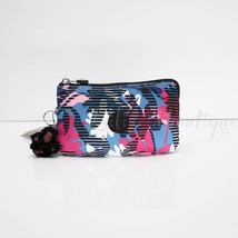 NWT Kipling AC3439 Creativity L Large Accessory Pouch Nylon Brilliant Blossoms - £26.33 GBP