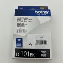 Genuine Original Brother LC101BK Ink Cartridge Black EXP 05/25 New in Pa... - $11.29