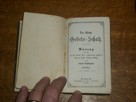 1878 GEBET-SCHATZ The Little Treasure Of Prayers German Prayer Book St Louis Mo - £159.07 GBP