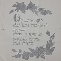 Friend Sampler Embroidery Kit Love Floral NO YARN NO FLOSS NO INSTRUCTIONS - £7.01 GBP