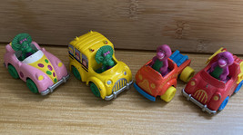 Vintage 1993 Die Cast Barney/Baby Bop Car Lot. Set Of 4. - £11.01 GBP