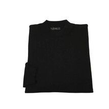 Men PRINCELY Italian Viscose Short Mock Neck Pullover Slim 89567-00 Black 101 image 5
