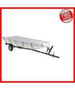 Custom-Fit 12ft Jon Boat Cover – Waterproof Polyester with Reinforced St... - $1,560.04 MXN