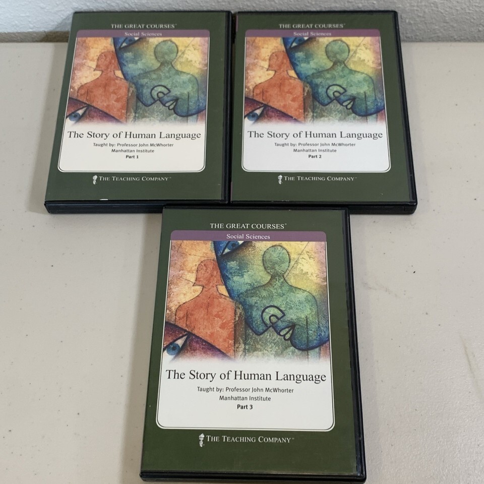 Great Courses The Story of Human Language; 36 Lectures on 18 CDs, Social... - $17.63