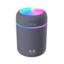 LtYioe Colorful Cool Mini Humidifier USB 300ml | Navy-Black - £43.14 GBP