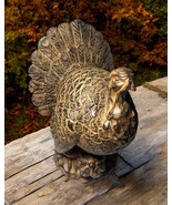 Vintage Thanksgiving Turkey Carved Wood Figure 12&quot;X9&quot; Holiday Decor Farm... - $32.62