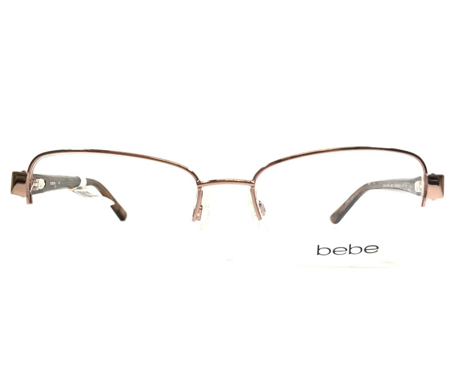 Bebe Brille Rahmen BB5127 708 Robust Cookie Rotgold Brown Cat Eye 51-17-140 - $49.49