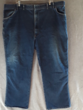 Wrangler Mens Blue Jeans Pants Size 50&quot; x 30&quot; 85498PS Western Cowboy Lei... - $12.97