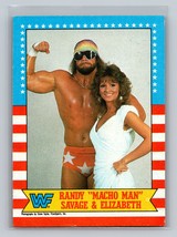 Randy &quot;Macho Man&quot; Savage &amp; Elizabeth #7 1987 Topps WWF - $4.95