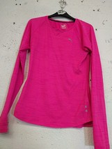 Girls Tops Puma Size 13-14 years Polyester Pink Top - $9.00