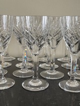 St Louis Saint Louis Crystal France 6&quot; H Chantilly 15 Claret Wine Glasses - $445.50