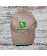 Adjustable John Deere Tan Cap Hat With Green and Yellow John Deere Logo ... - £9.43 GBP