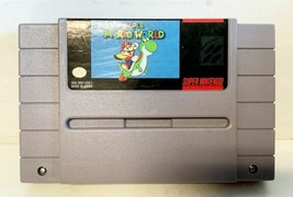 Super Mario World Super Nintendo Snes 1991 Video Game Cartridge Only Authentic - £41.30 GBP